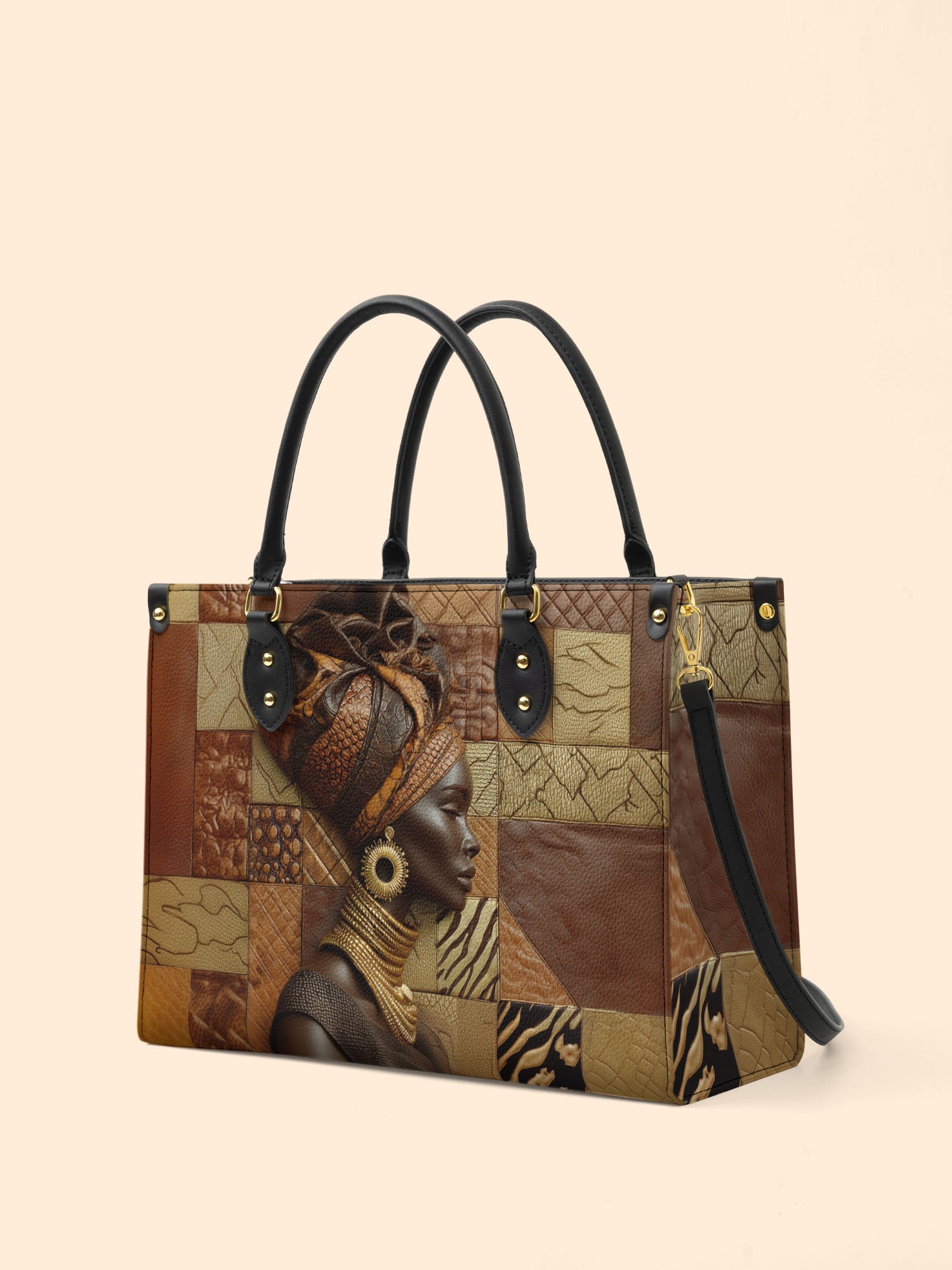 Feline Goddess Energy Premium Leather Handbag QR0TD505