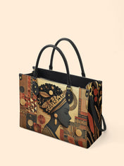 Bold African Premium Leather Handbag QR0XD810
