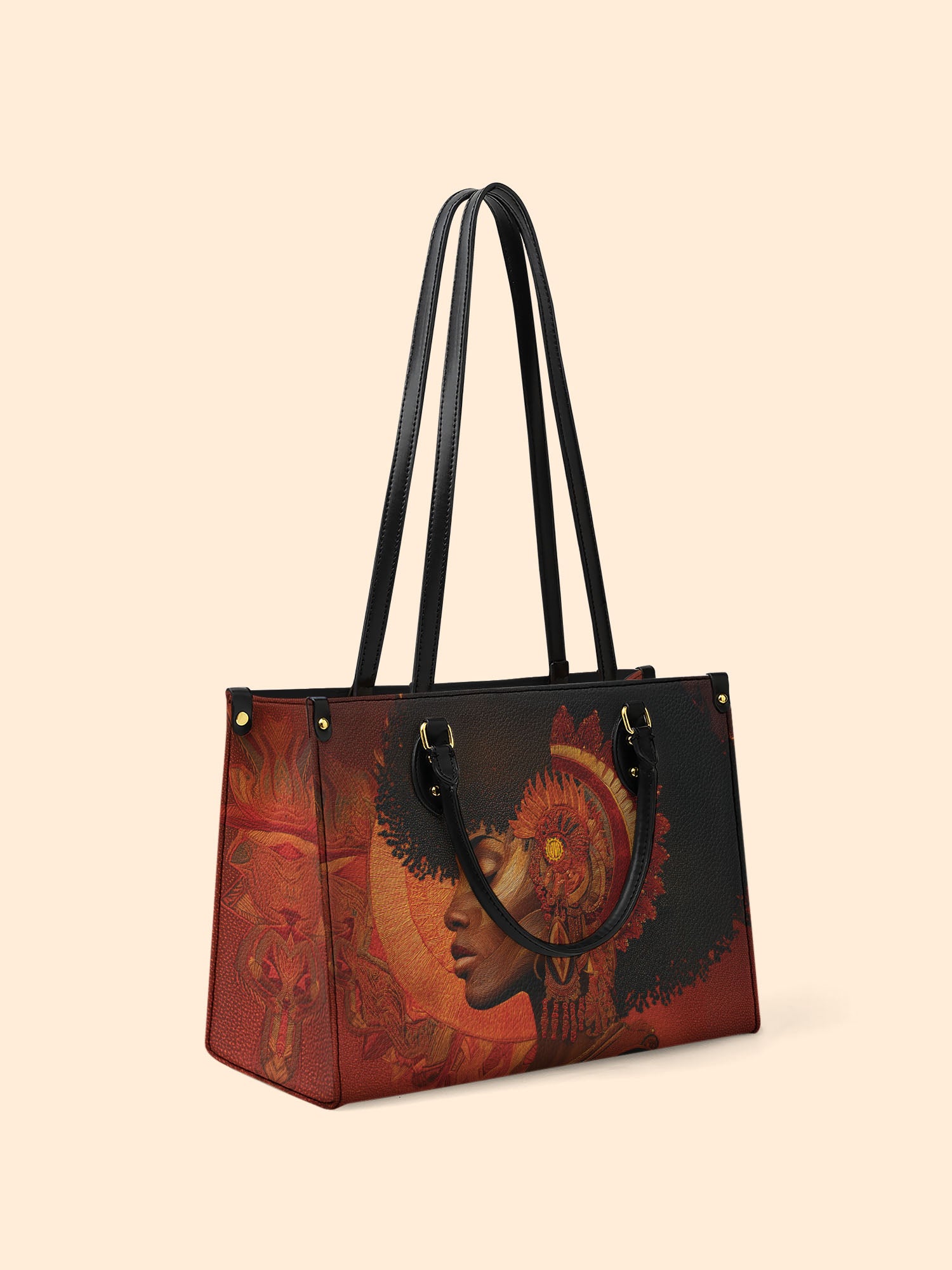 Onyx Halo Premium Leather Handbag QR0XD287