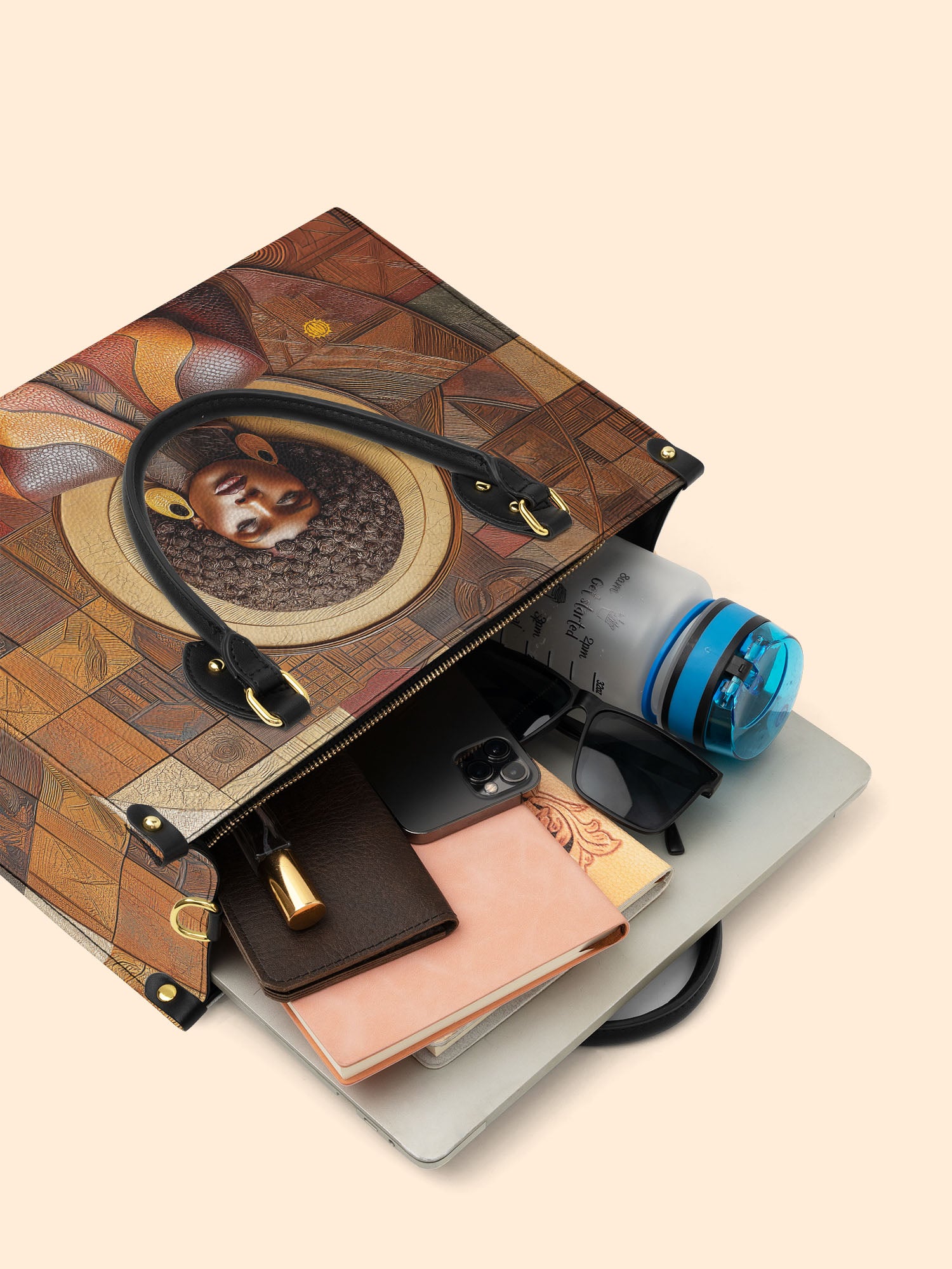 Sahara Chant Premium Leather Handbag QR0XD515