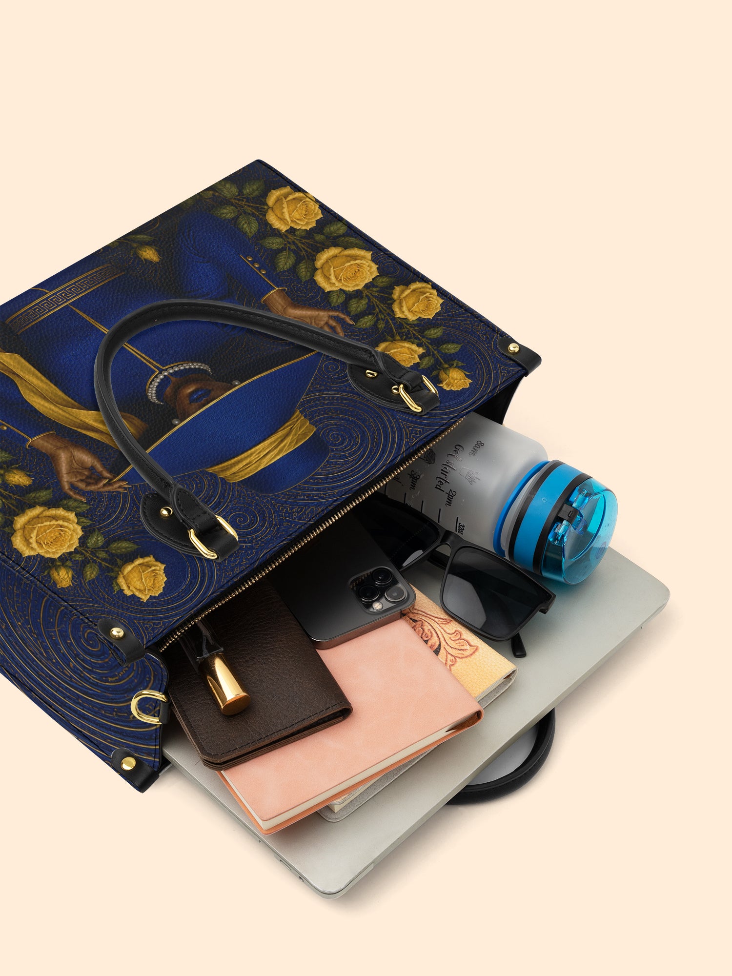 Regal Bloom Premium Leather Handbag QR0HH216