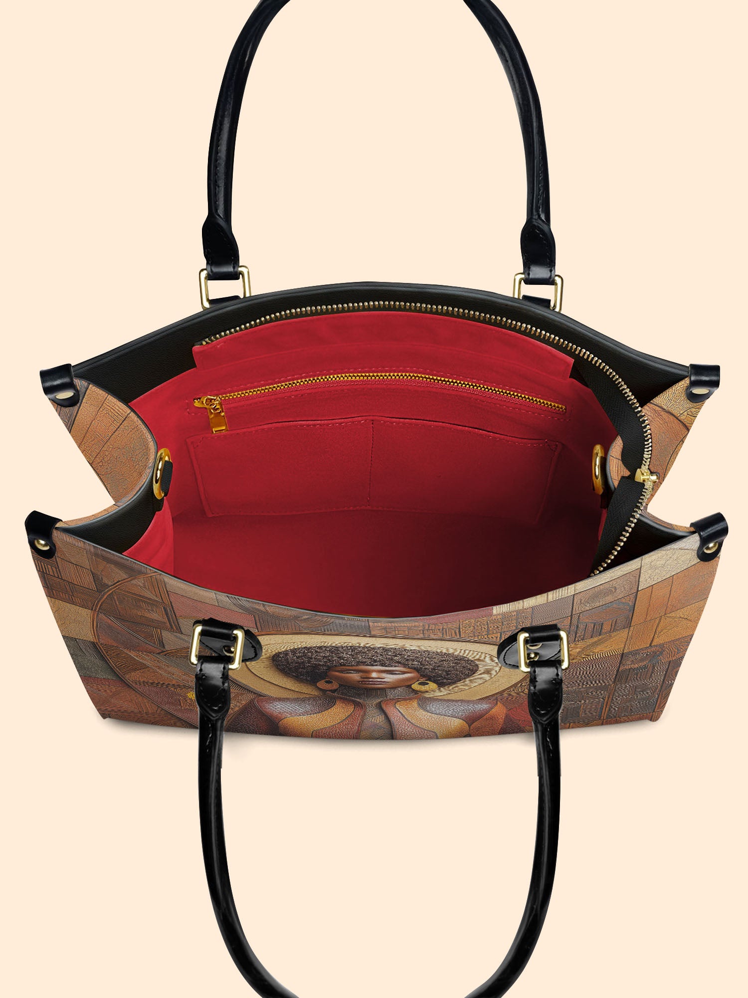 Sahara Chant Premium Leather Handbag QR0XD515