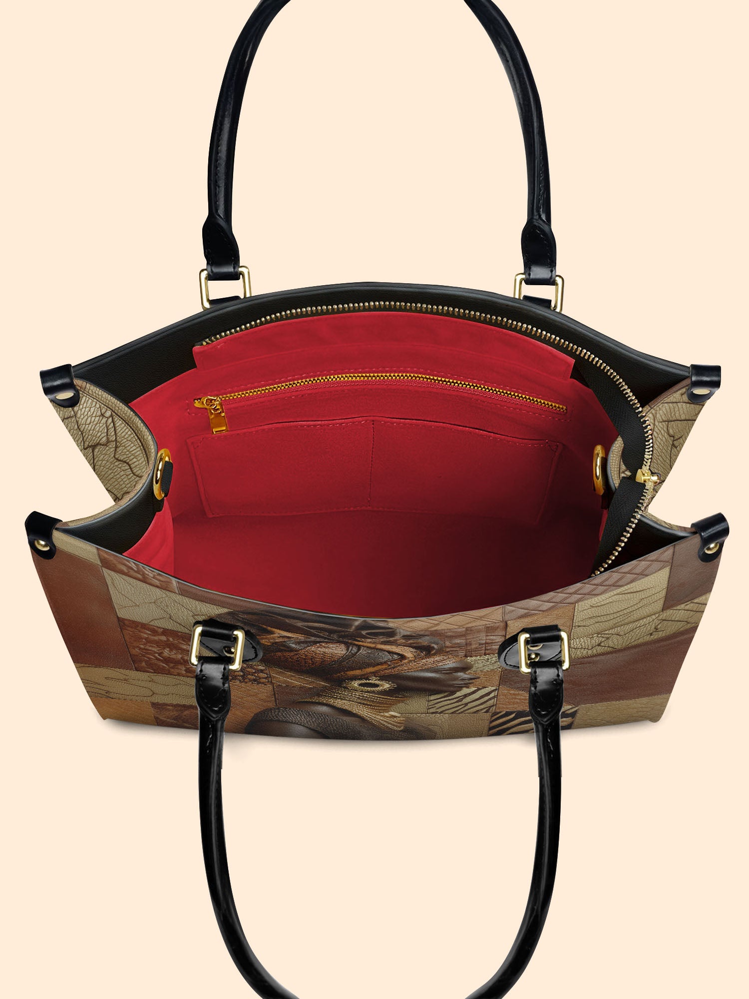 Feline Goddess Energy Premium Leather Handbag QR0TD505