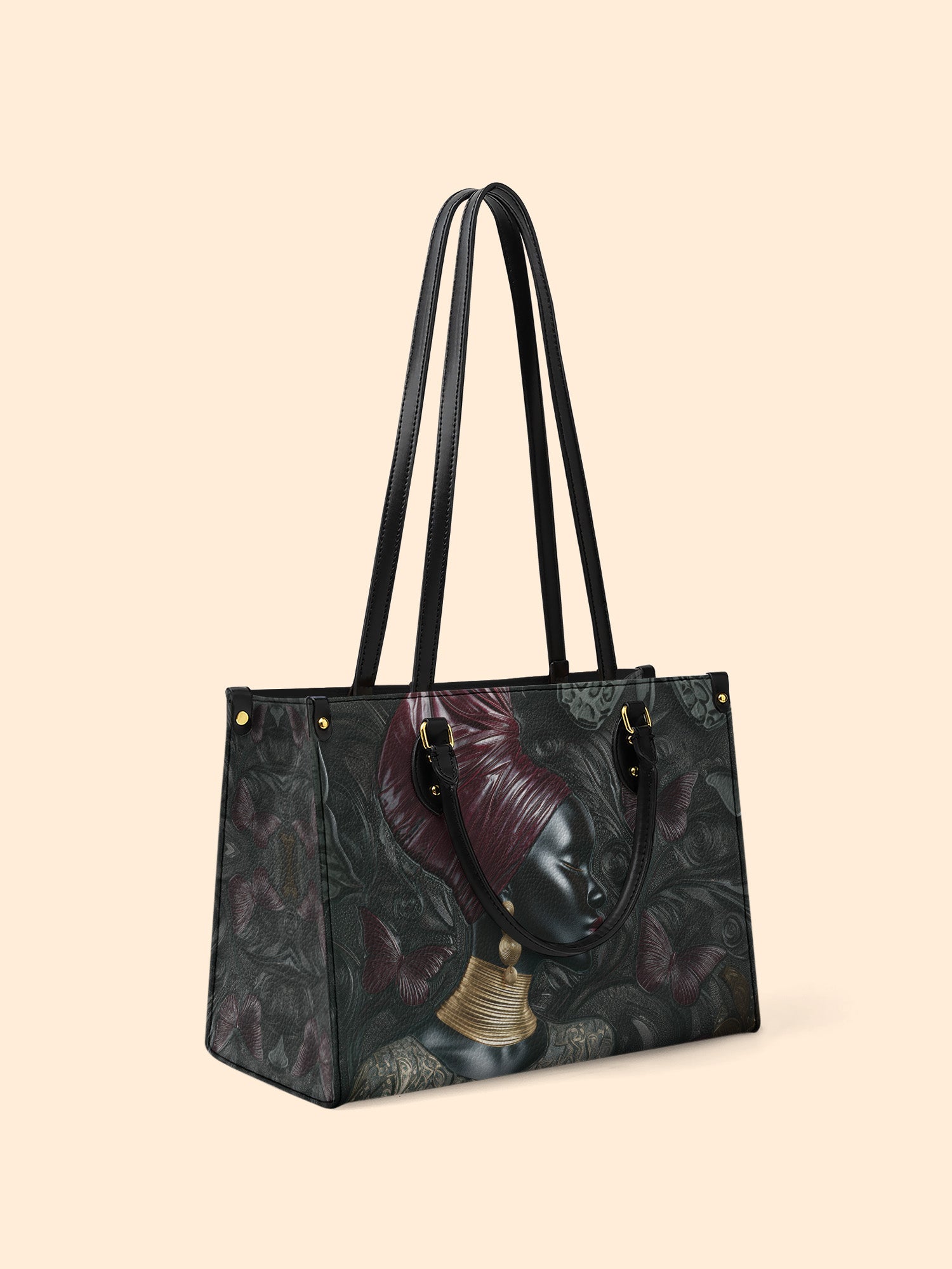 Divina Butterfly Premium Leather Handbag QR0XD635