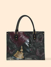 Divina Butterfly Premium Leather Handbag QR0XD635