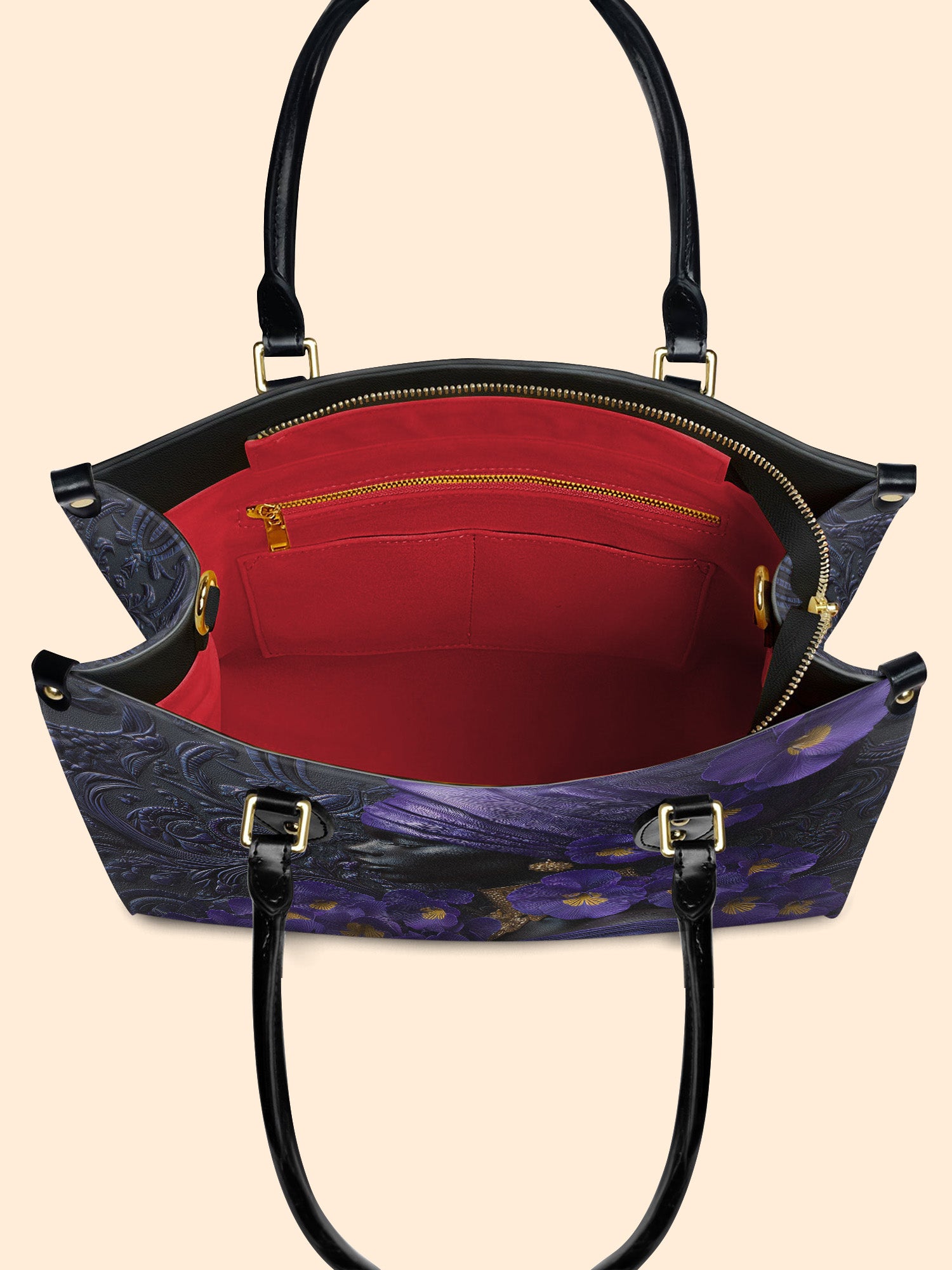 African Amulet Premium Leather Handbag QR0XD530