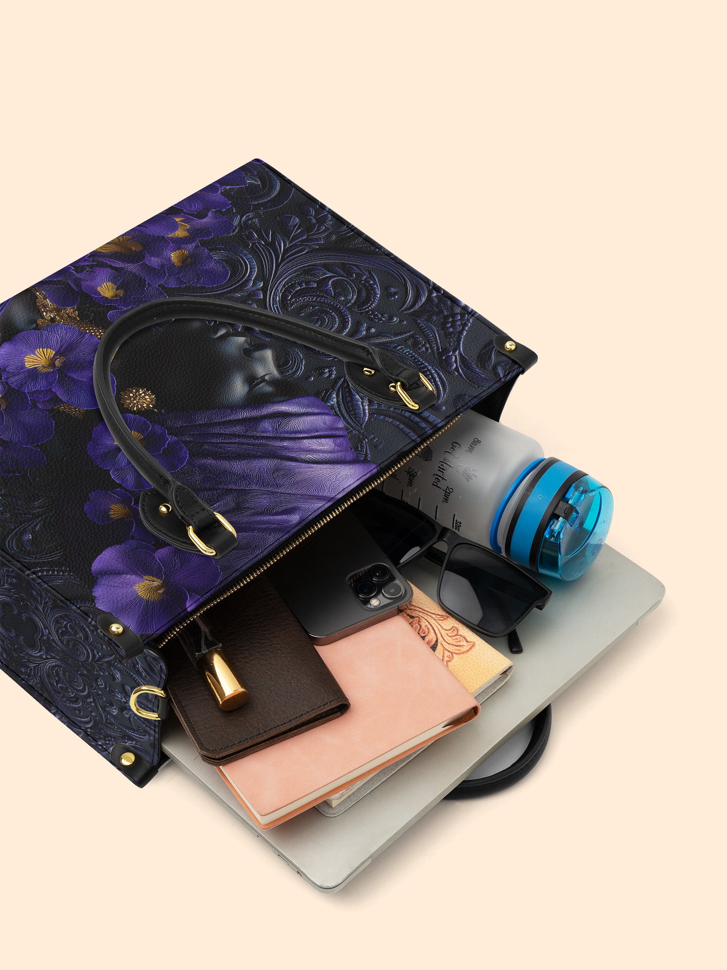 African Amulet Premium Leather Handbag QR0XD530