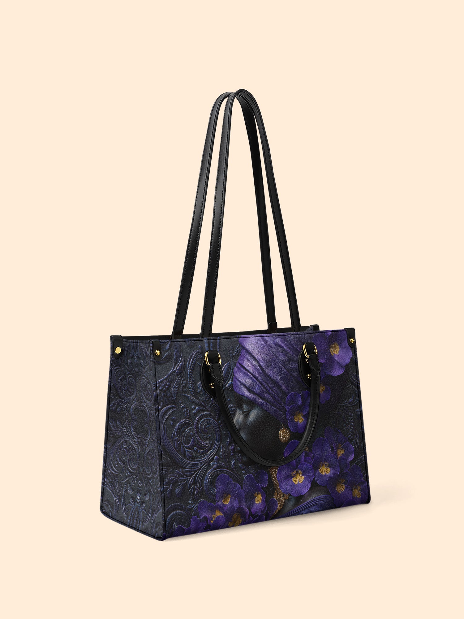 African Amulet Premium Leather Handbag QR0XD530