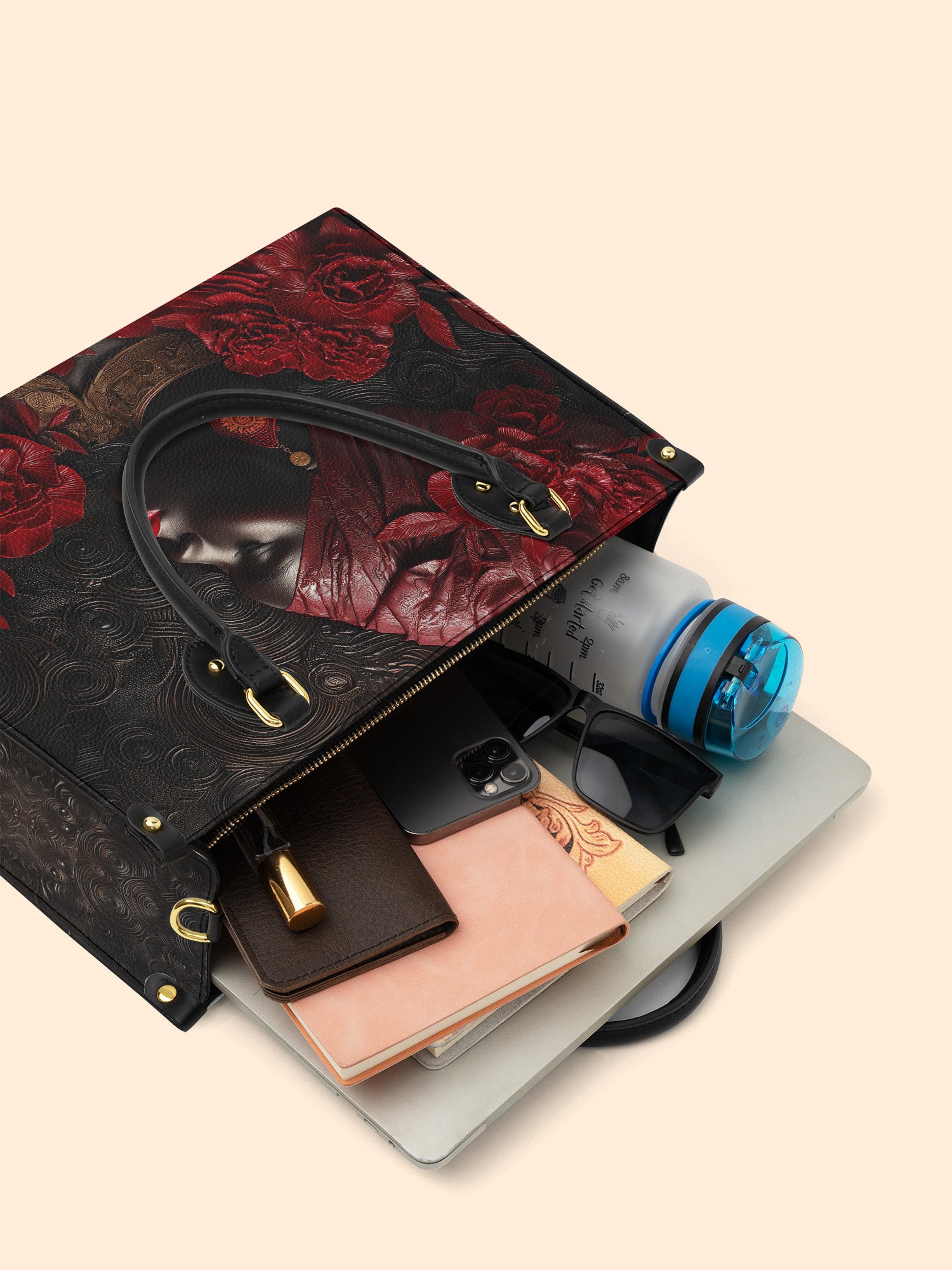 African Ardor Premium Leather Handbag QR0XD534