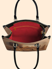 Savanna Spirit Premium Leather Handbag QR0TD346