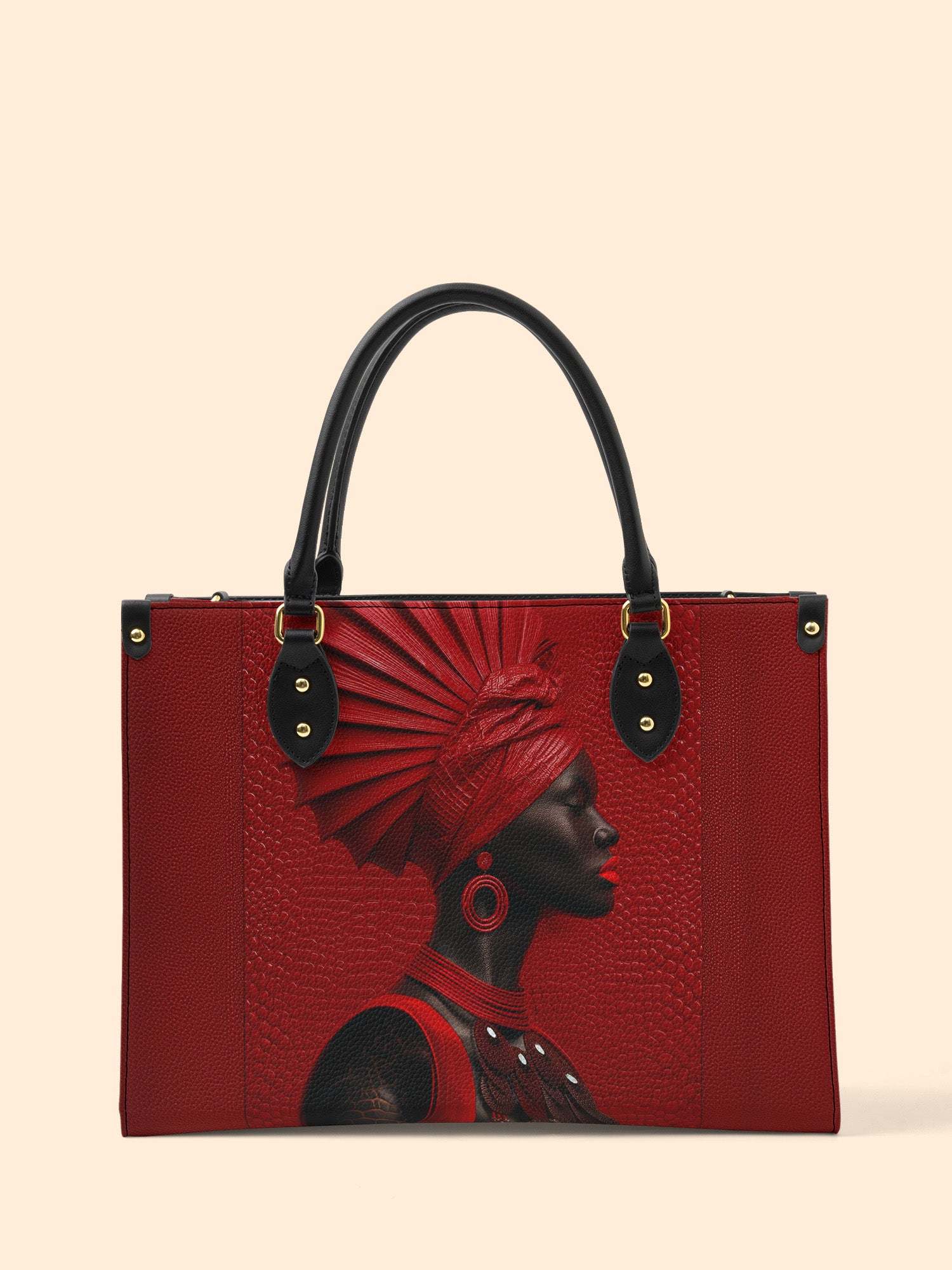 Imperial Flame Premium Leather Handbag QR0XD646