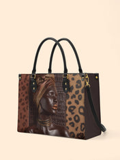 Leopard Queen Premium Leather Handbag QR0TD427