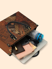 Savanna Spirit Premium Leather Handbag QR0TD430