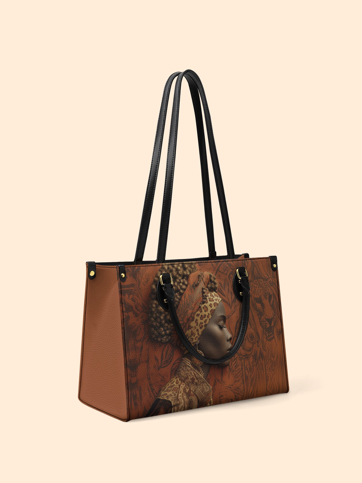 Savanna Spirit Premium Leather Handbag QR0TD430