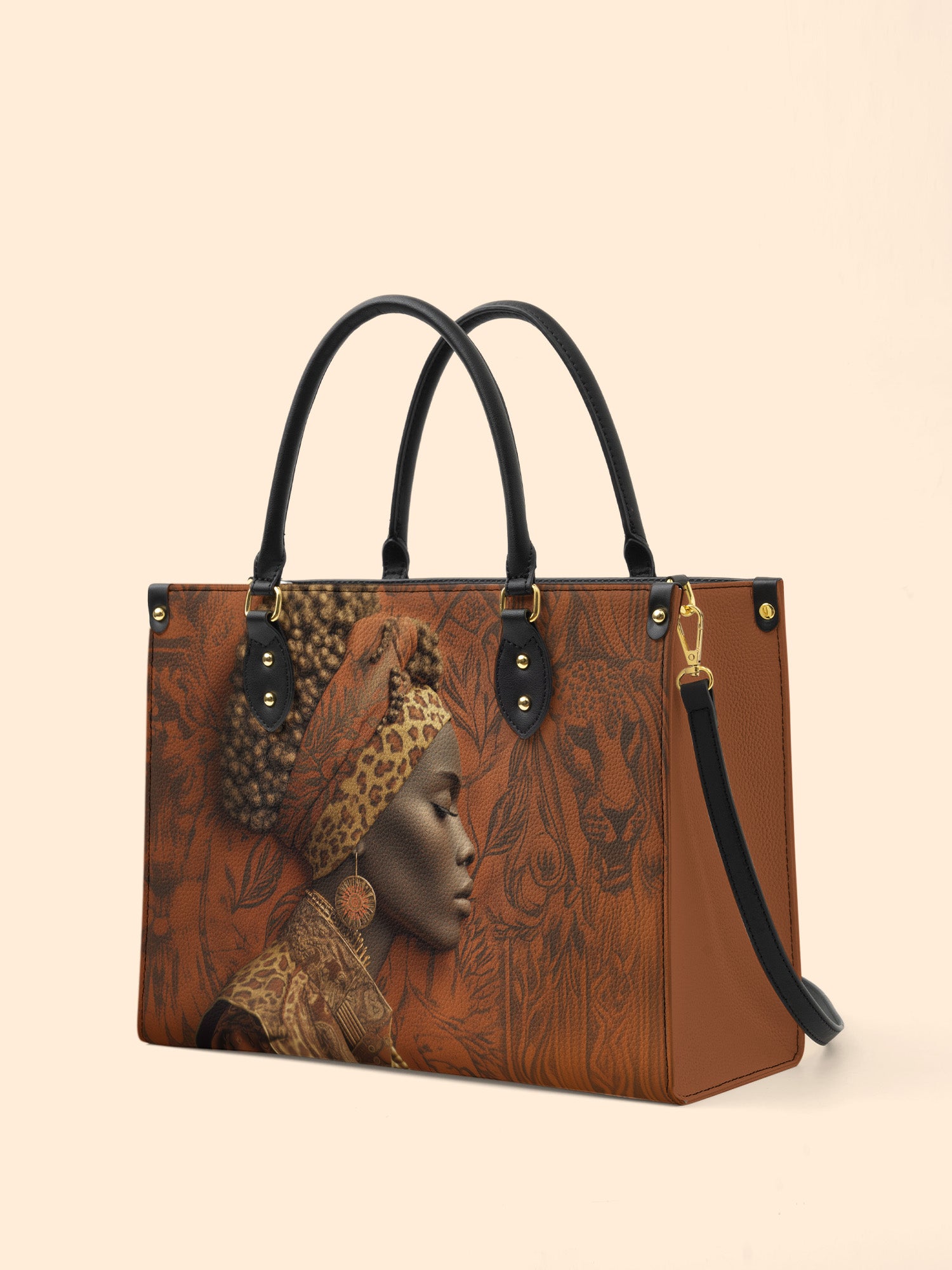 Savanna Spirit Premium Leather Handbag QR0TD430