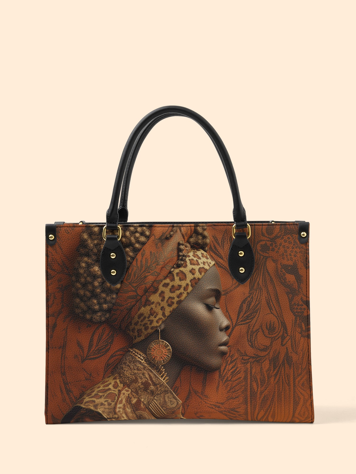 Savanna Spirit Premium Leather Handbag QR0TD430