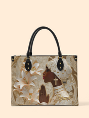 Divine Melanin Premium Leather Handbag