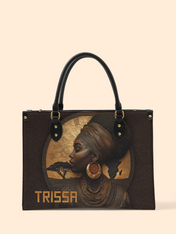 Africa's Spirit Premium Leather Handbag