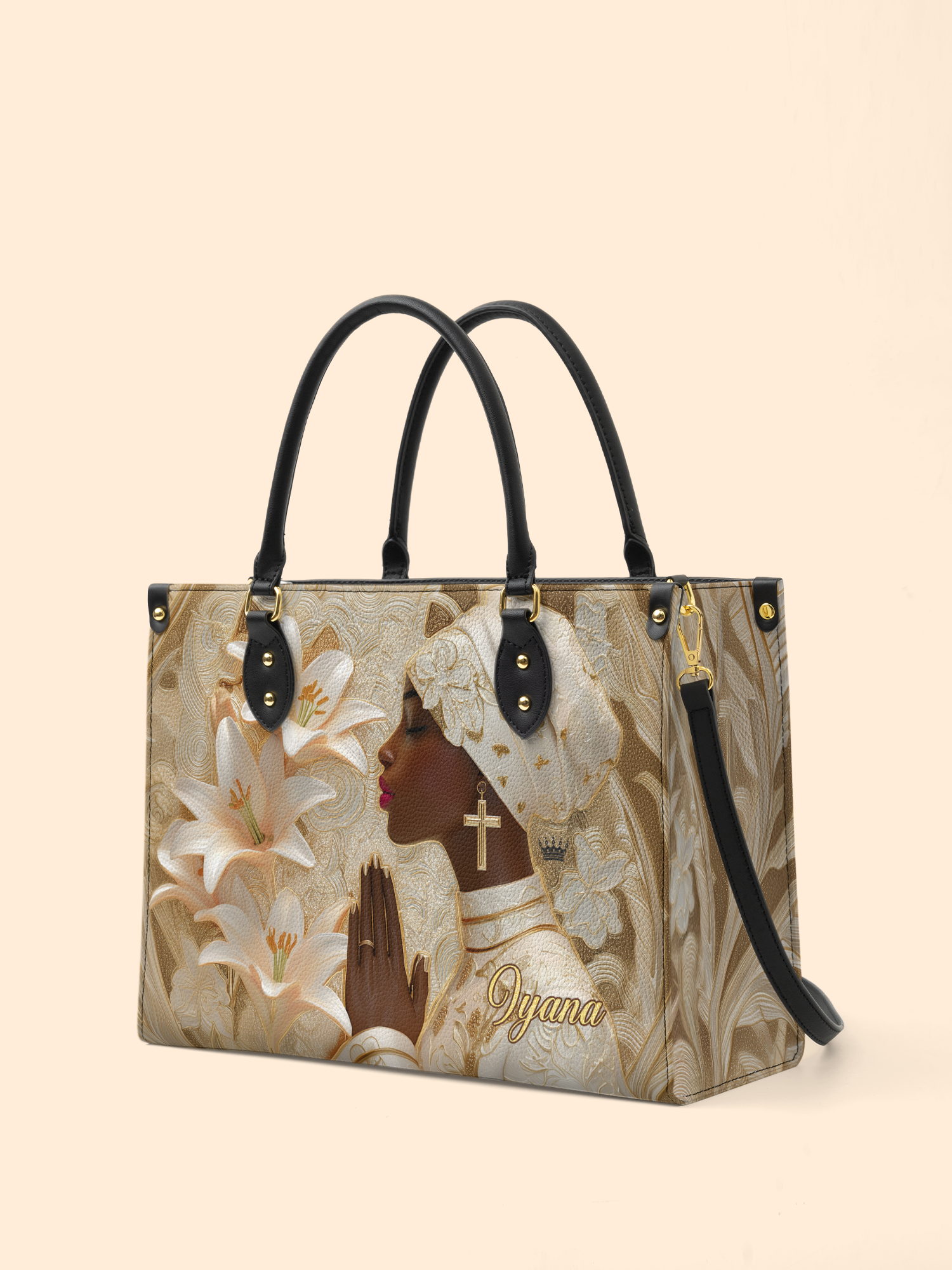 Divine Melanin Premium Leather Handbag