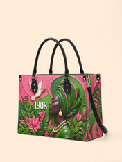 Rooted Grace Premium Leather Handbag QR0TD707