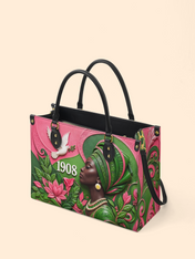 Rooted Grace Premium Leather Handbag QR0TD707