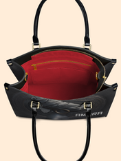 Pure Ebony Premium Leather Handbag
