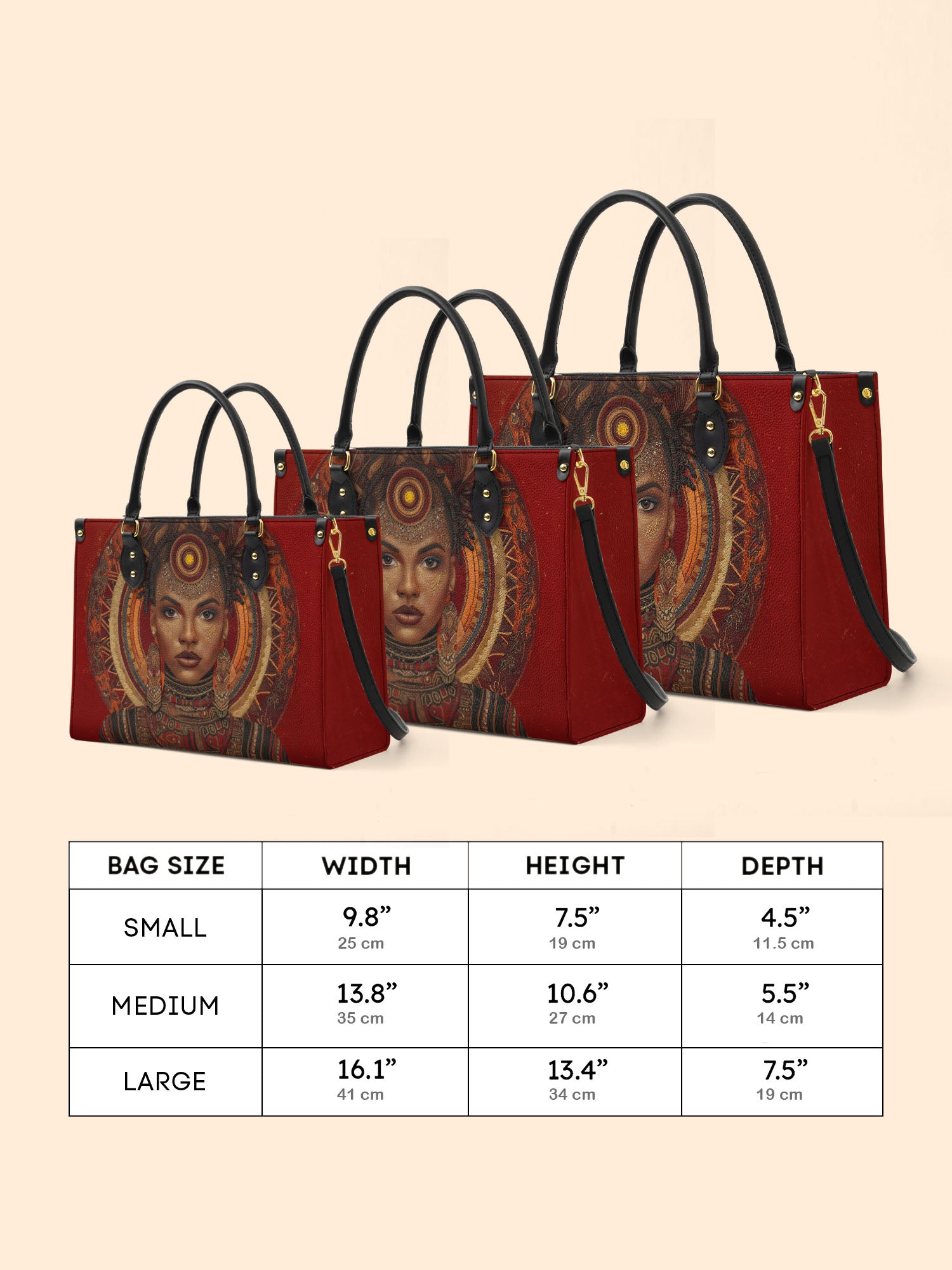 Ebony Aura Premium Leather Handbag QR0XD211