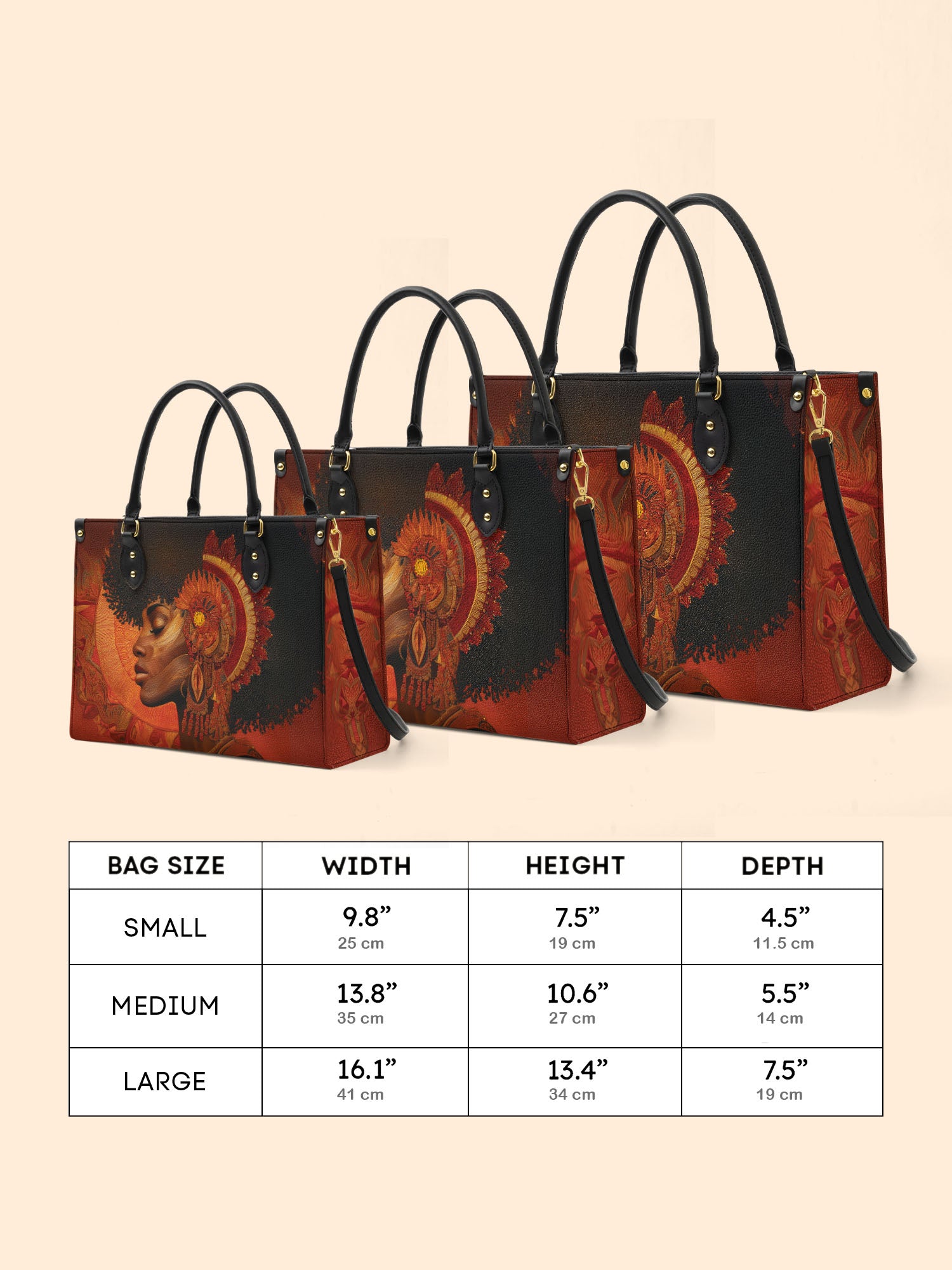 Onyx Halo Premium Leather Handbag QR0XD287