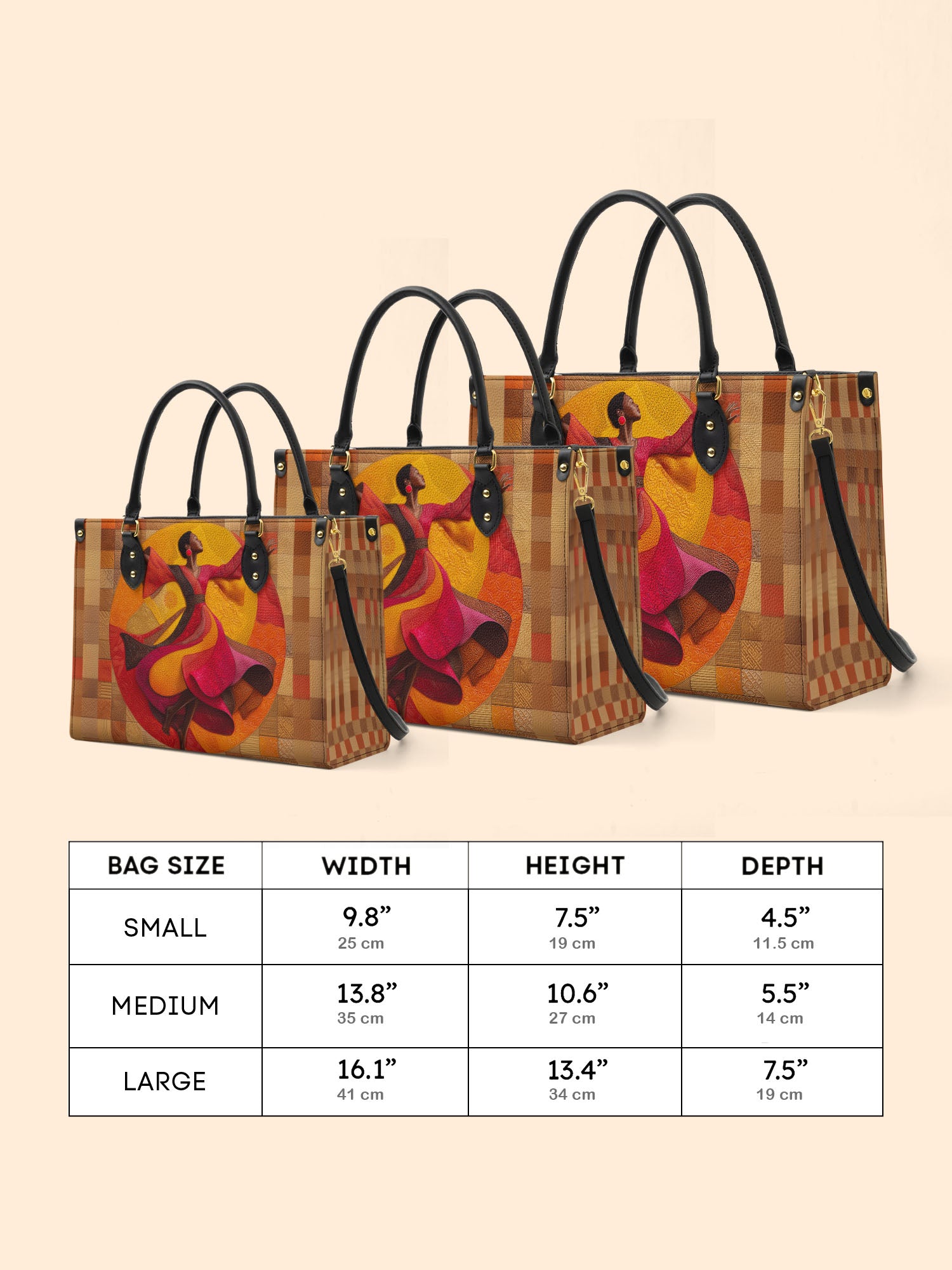 Unstoppable Rhythm Premium Leather Handbag QR0TD104