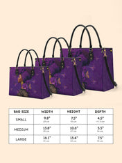 Empress Purple Premium Leather Handbag QR0HH111