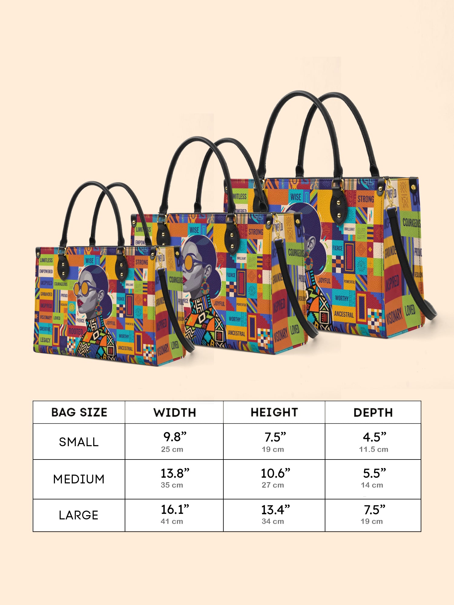 Words Never Said Premium Leather Handbag QR0XD861