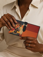 Afrique Hide Tab Closure Wallet QR0XD088