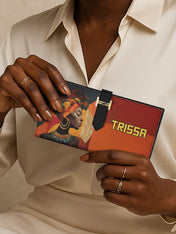 Afrique Hide Tab Closure Wallet