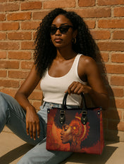 Onyx Halo Premium Leather Handbag QR0XD287