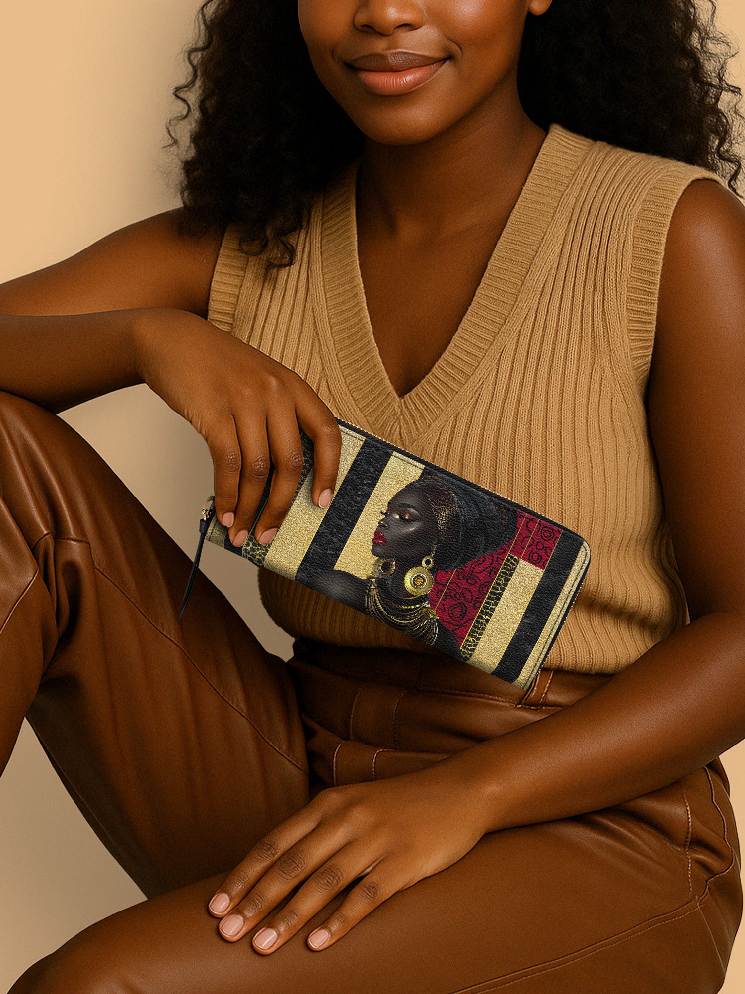 Gilded Silence Slimline Zippy Wallet QR0XD791