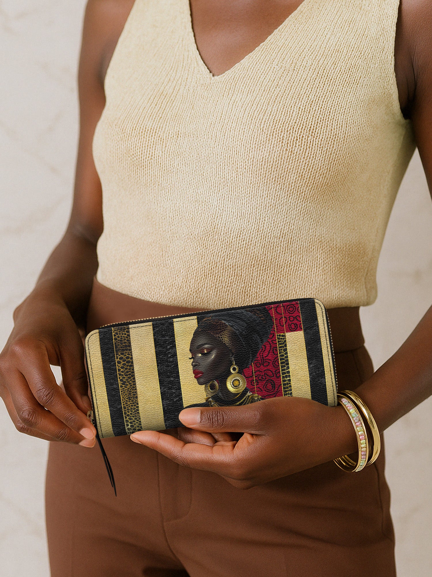 Gilded Silence Slimline Zippy Wallet QR0XD791