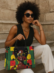 Fierce Glow Premium Leather Handbag QR0XD703