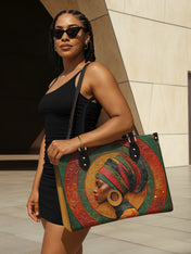 Eternal Orbit Premium Leather Handbag QR0TV156