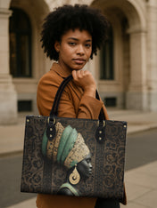 Emerald Crown Premium Leather Handbag QR0TV167