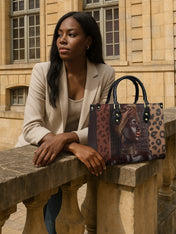 Leopard Queen Premium Leather Handbag QR0TD427
