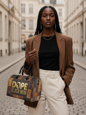 Dope Mom Legacy Leather Boston Bag QR0TV269