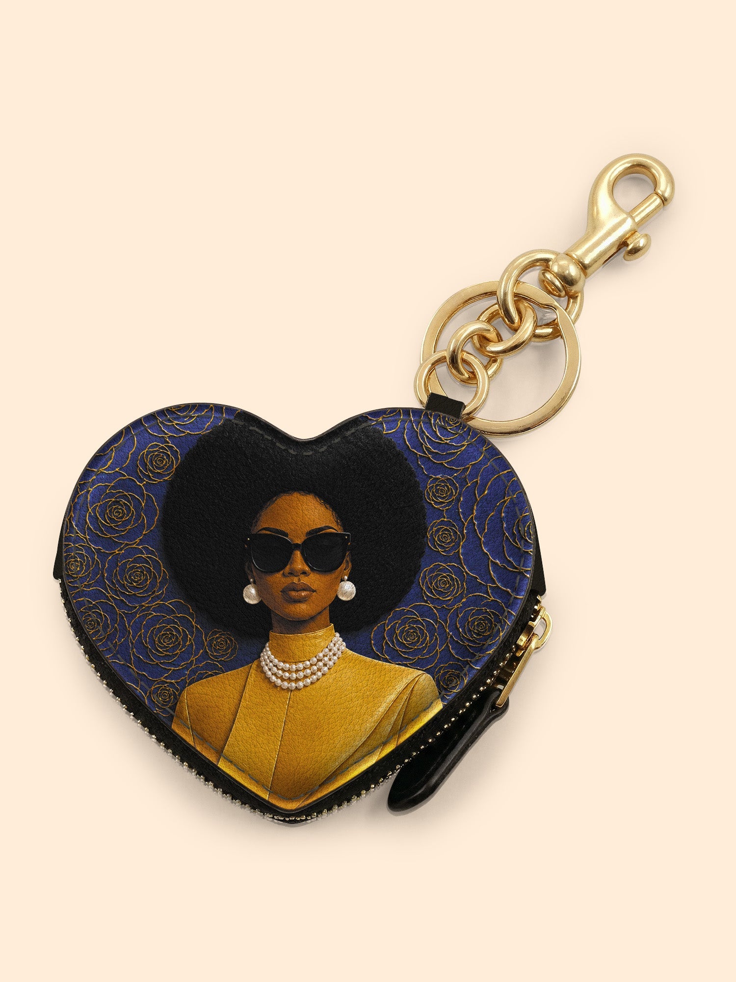 🎁 Legacy In Blue Heart Coin Pouch Bag Charm QR0TV284 (100% off)