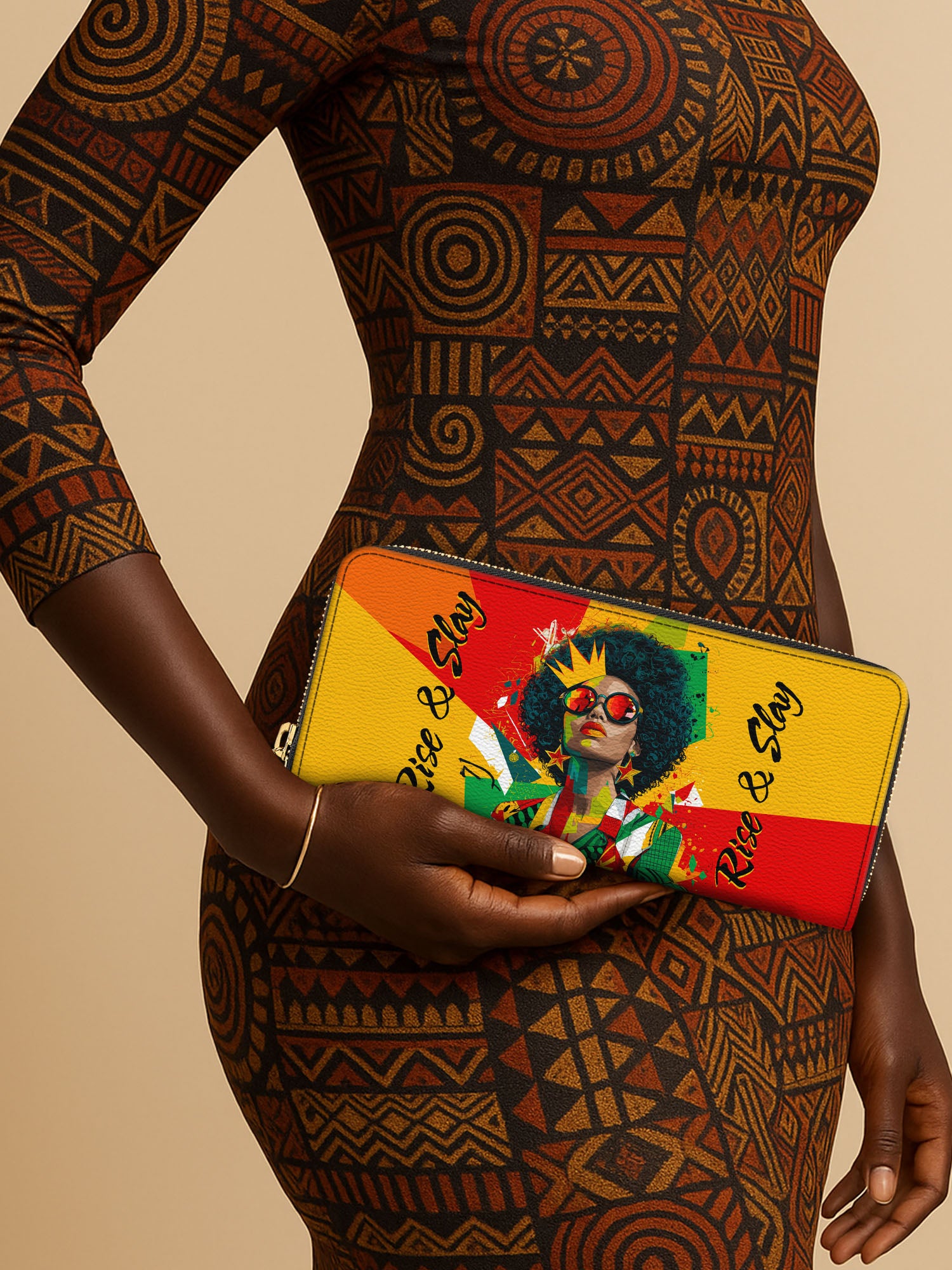 Rise And Slay Slimline Zippy Wallet QR0XD606