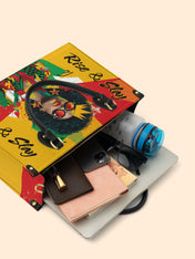 Rise And Slay Premium Leather Handbag QR0XD604