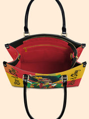 Rise And Slay Premium Leather Handbag QR0XD604