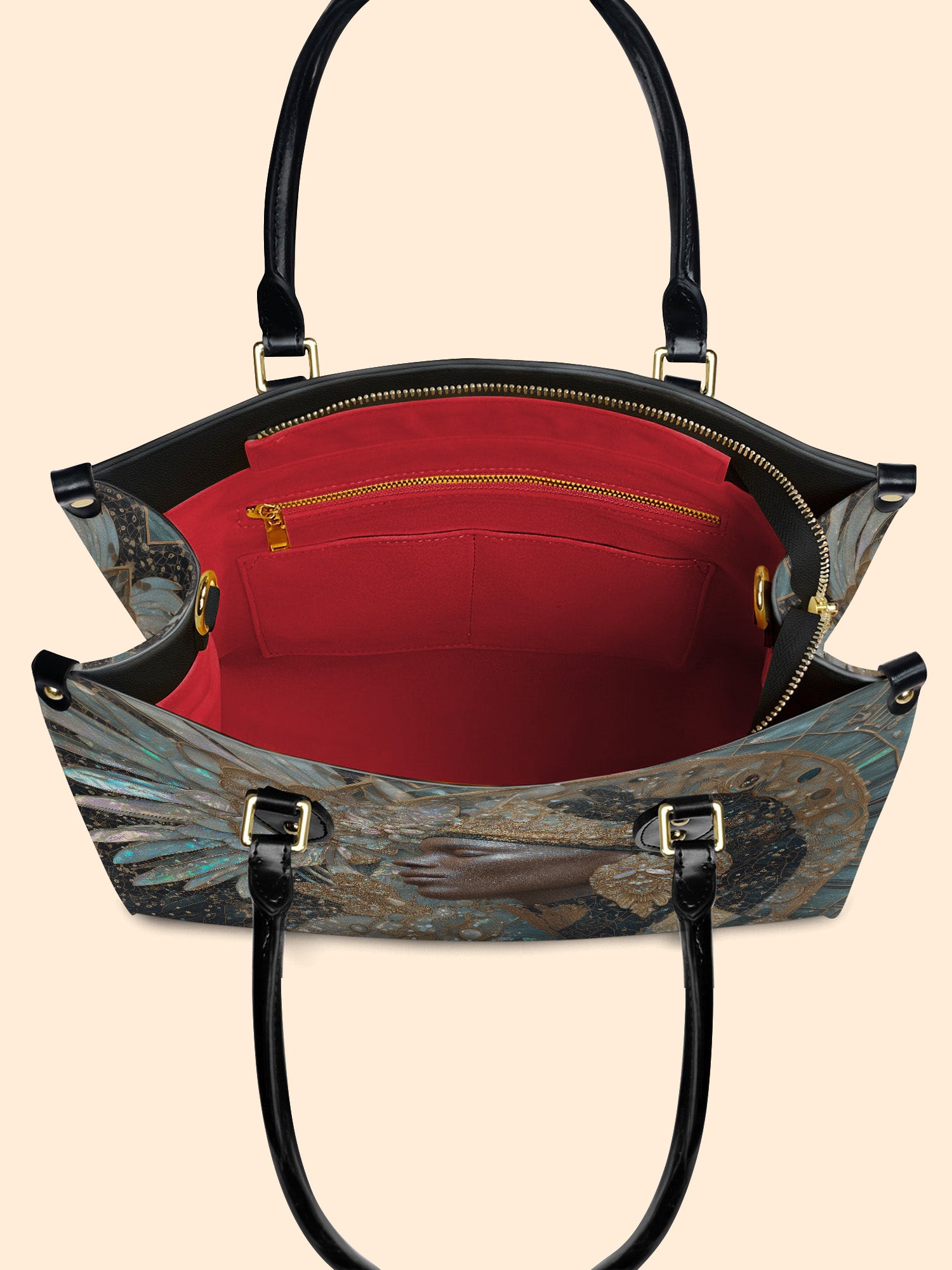 Shell Of Grace Premium Leather Handbag QR0XD516