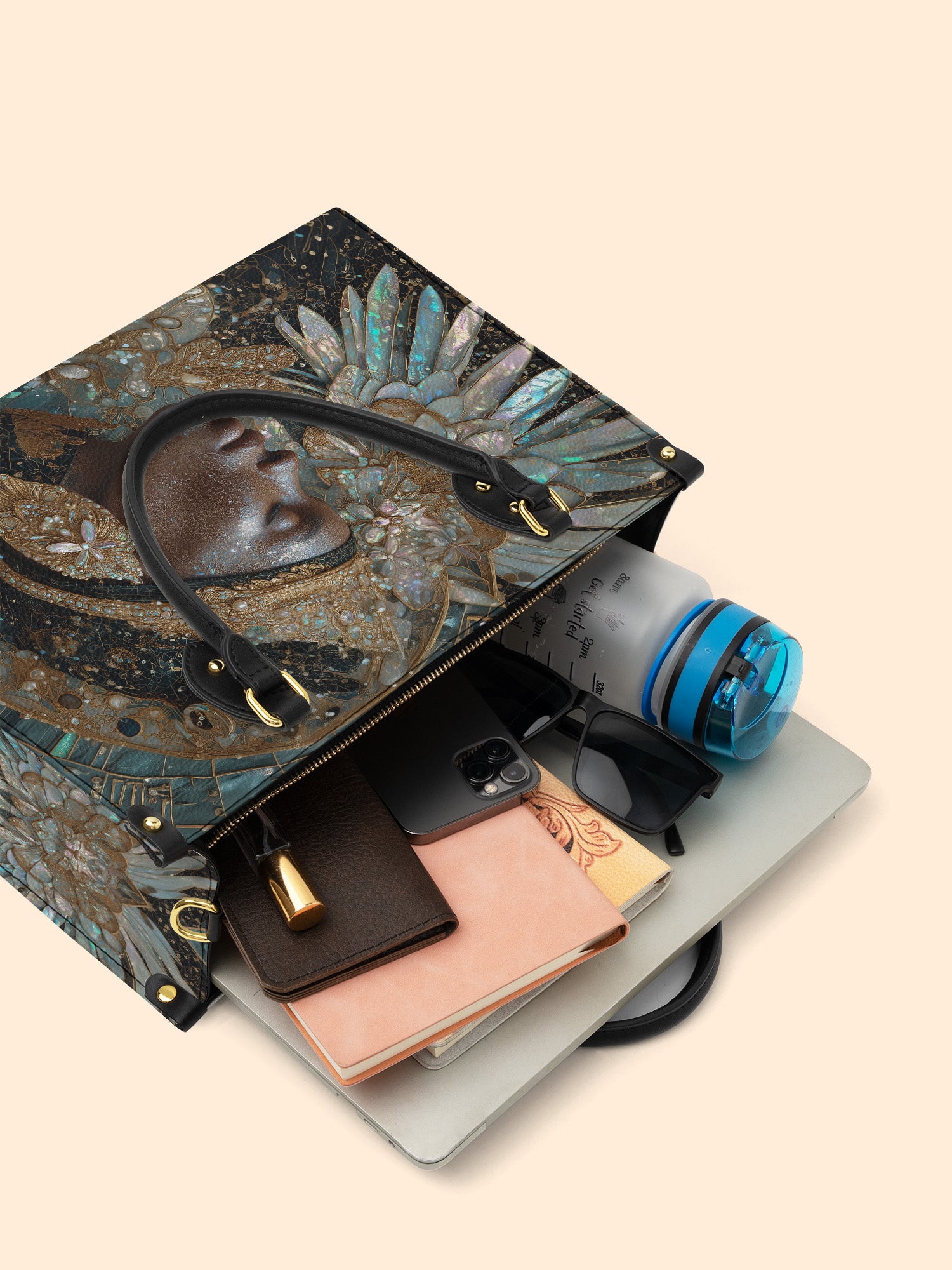 Shell Of Grace Premium Leather Handbag QR0XD516