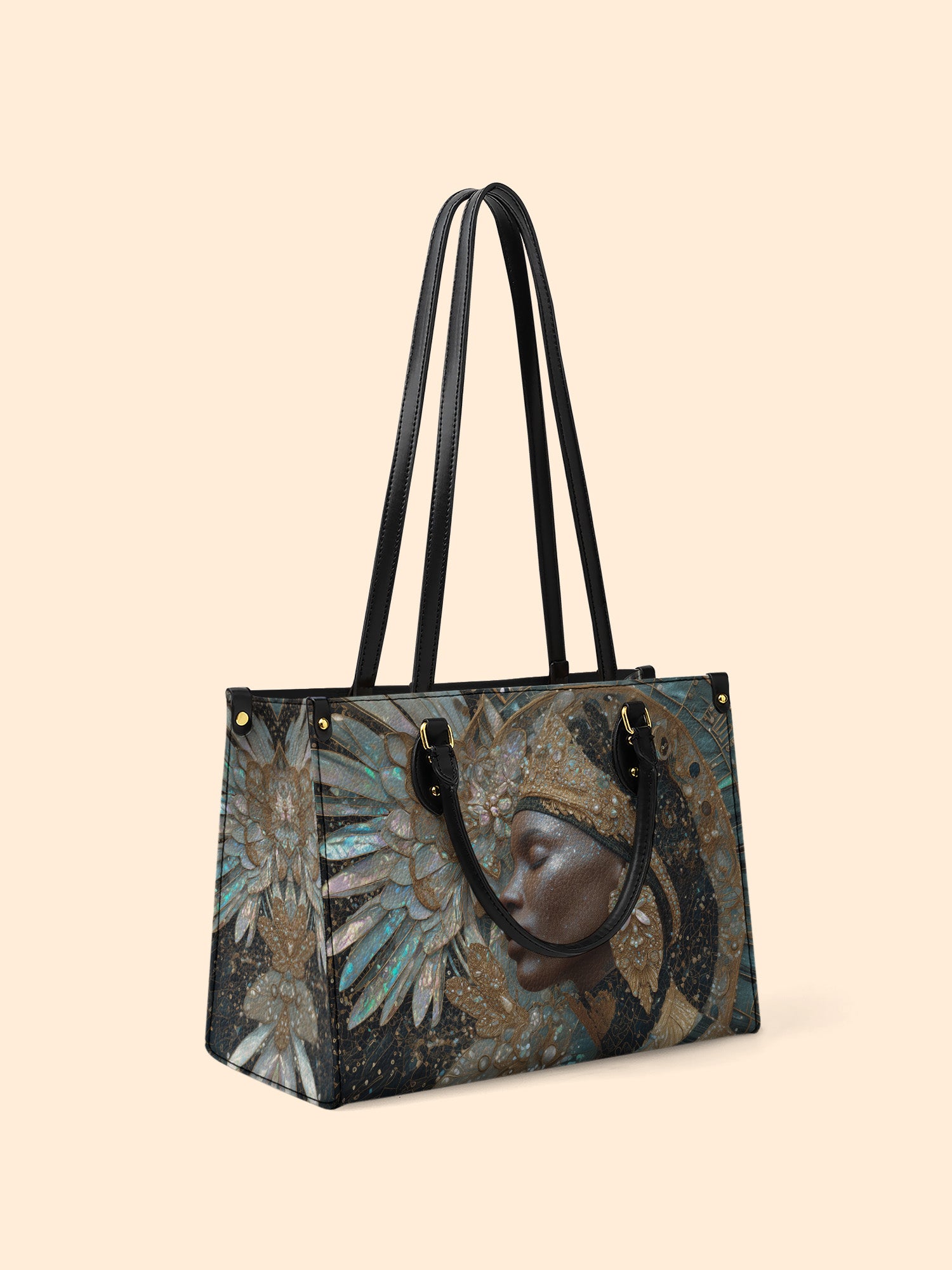 Shell Of Grace Premium Leather Handbag QR0XD516