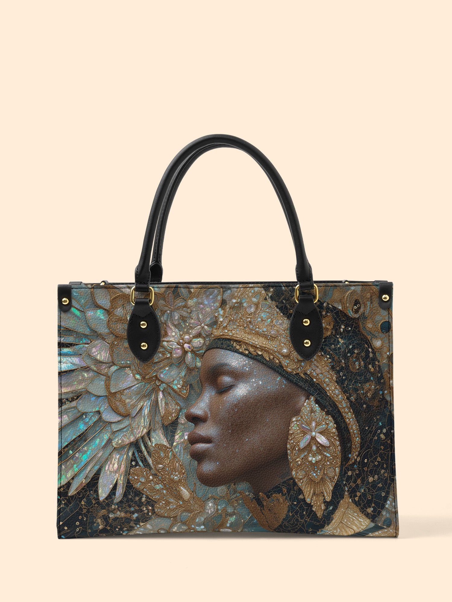 Shell Of Grace Premium Leather Handbag QR0XD516