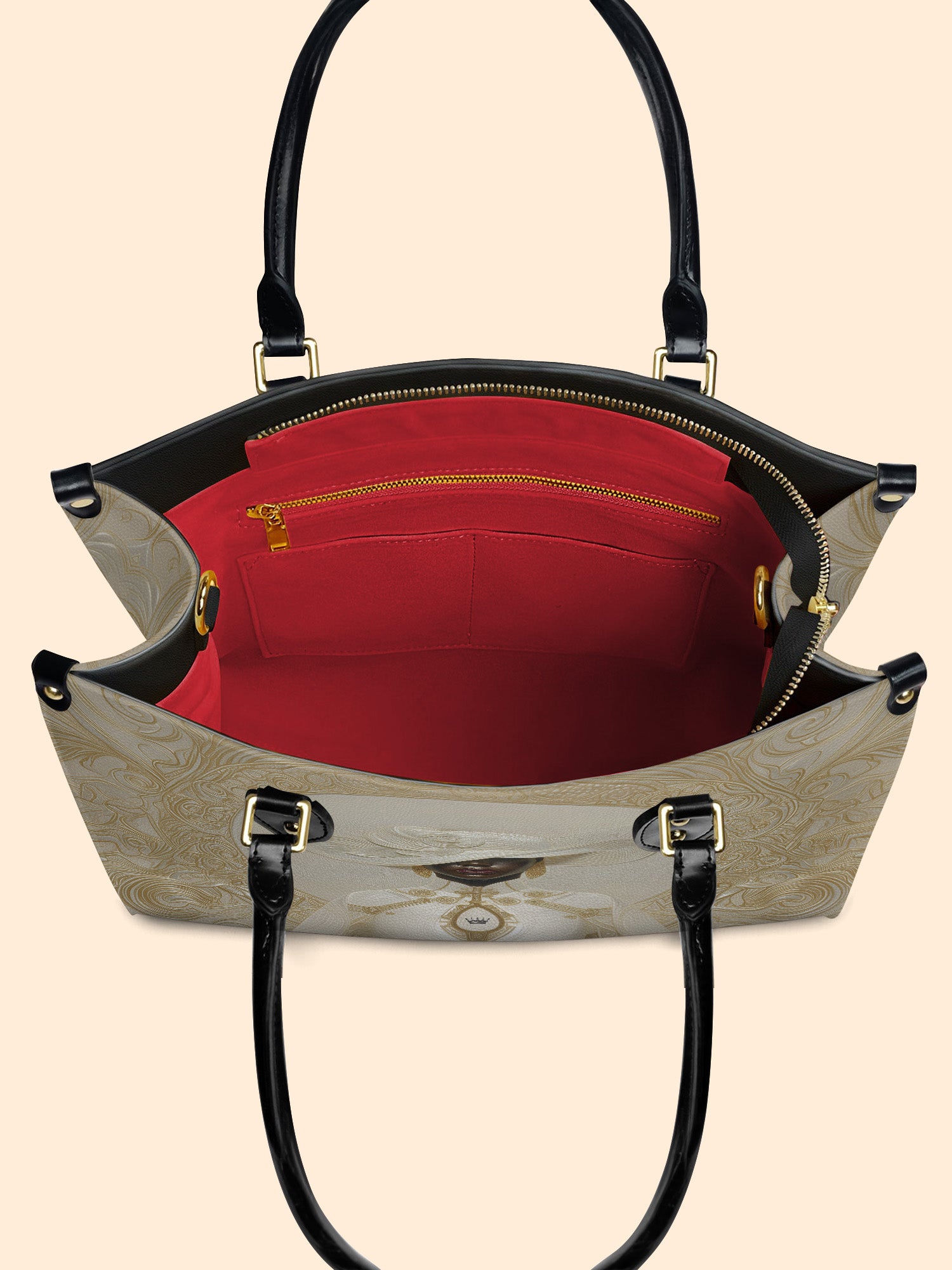 Heavenly Ivory Premium Leather Handbag QR0XD645